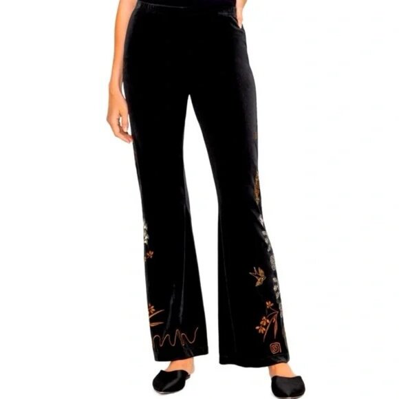 JOHHNY WAS STRETCH VELVET‎ BABY BOOT LEGGING - JENAI - Picture 17 of 17